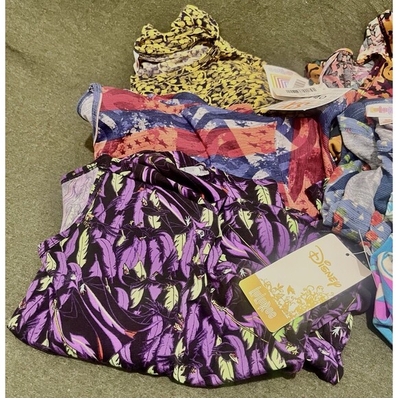Lularoe Bundle Lot Of 8 Size XS Irma Tops Shirts NWT New Disney - Picture 2 of 5
